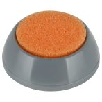 Подушка увлажняющая СТАММ, с губкой, круглая, серая