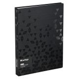 Папка с 60 вкладышами Berlingo "Triangle Black" А4, 30мм,  1000мкм, черная, с внутр. карманом