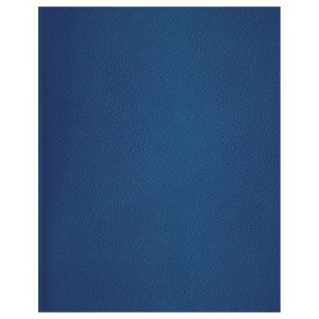 Тетрадь 80л., А4 клетка BG, бумвинил, синий, суперэконом