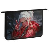 Папка для тетрадей 1 отделение, ArtSpace "Good Mood", А4, пластик, на молнии