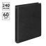 Тетрадь на кольцах А5, 240л., (3 блока), BG, обл. ПВХ, черный