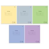 Тетрадь 18л., линия BG "Однотонная", Микс