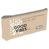 Пенал мягкий 1 отделение, 225*120*35 Först "Good vibes", текстиль