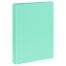 Папка на 2 кольцах СТАММ А4, 25мм, 500мкм, пластик, пастель, мятная