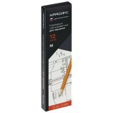 Карандаш ч/г Красин «Для черчения» М (В), шестигр., заточен.