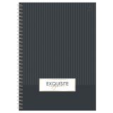 Тетрадь 80л., А5, клетка на гребне BG "Минимал", глянцевая ламинация, тиснение фольгой, твердая обложка