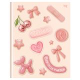 Дневник 1-11 кл. 40л. (твердый) BG "Стикеры", матовая ламинация, выб.лак