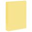 Папка на 4 кольцах СТАММ А4, 40мм, 500мкм, пластик, пастель, желтая