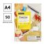 Этикетки самоклеящиеся А4 50л. OfficeSpace, белые, 64 фр. (48,5*16,9), 70г/м2