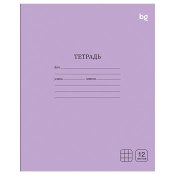 Тетрадь 12л., клетка BG 