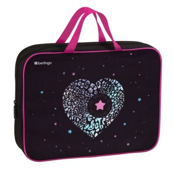 Папка текстильная с ручками 1 отделение, А4 Berlingo 