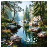 Календарь настенный перекидной на скрепке, 290*290 мм 12л. BG "Природа", 2027г. Календарь настенный перекидной на скрепке, 290*290 мм 12л. BG "Природа", 2027г.