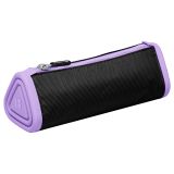 Пенал мягкий 1 отделение, 220*70*70 мм, Berlingo "Black and violet", полиэстер