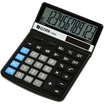Калькулятор настольный Eleven TLT-2348, 12 разрядов, двойное питание, с регулируемым углом наклона дисплея, 140*197*26мм Калькулятор настольный Eleven TLT-2348, 12 разрядов, двойное питание, с регулируемым углом наклона дисплея, 140*197*26мм