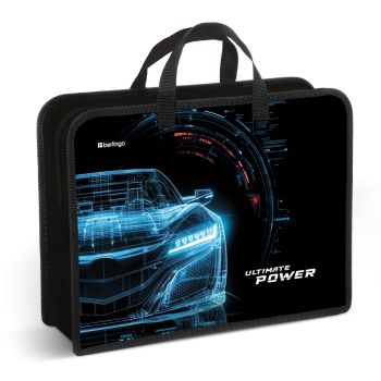 Папка с ручками 1 отделение, А4 Berlingo 