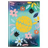 Ежедневник недатированный А5, 160л., 7БЦ, BG "Flower power", глянцевая ламинация Ежедневник недатированный А5, 160л., 7БЦ, BG "Flower power", глянцевая ламинация