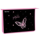 Папка для тетрадей 1 отделение, А4 Berlingo "Hello gorgeous", 340*245*40 мм, пластик, на молнии