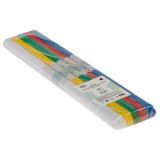 Набор крепированной бумаги ТРИ СОВЫ, 50*250см, 32г/м2, 5шт., ассорти, в рулонах