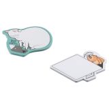 Самоклеящийся блок фигурный MESHU "Workcat", 40л., ассорти, европодвеc