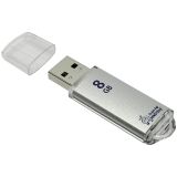 Память Smart Buy "V-Cut" 8GB, USB 2.0 Flash Drive, серебристый (металл. корпус ) Память Smart Buy "V-Cut" 8GB, USB 2.0 Flash Drive, серебристый (металл. корпус )