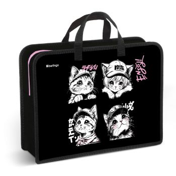 Папка с ручками 1 отделение, А4 Berlingo 