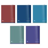 Тетрадь 48л., А5, клетка BG "Простые формы", пластиковая обложка