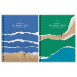 Тетрадь 120л., А5, клетка на гребне GreenwichLine "Быть вместе", матовая ламинация, выборочный лак, 70г/м2