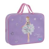 Папка текстильная с ручками 1 отделение, А4 Först "Dance Dream", 350*265*80мм, текстиль, на молнии