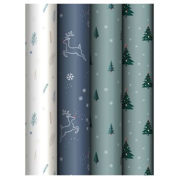 Упаковочная бумага глянц. 70*100см, MESHU 