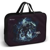 Папка текстильная с ручками 1 отделение, А4 Berlingo "Cyber hunter", 350*265*75мм, текстиль, на молнии