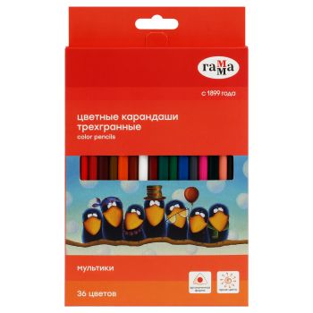 Карандаши цветные Гамма 