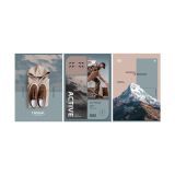 Тетрадь 96л., А4, клетка BG "Мужской стиль", матовая ламинация