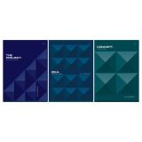 Тетрадь 60л., А4, клетка BG "Моноколор. Корпоративная идентичность"