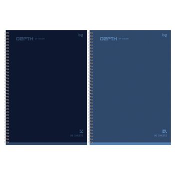 Тетрадь 96л., А4, клетка, на гребне BG 