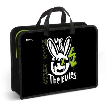 Папка с ручками 1 отделение, А4 Berlingo 