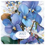 Календарь настенный перекидной на скрепке, 290*290 мм 12л. BG "Акварельные цветы", 2027г. Календарь настенный перекидной на скрепке, 290*290 мм 12л. BG "Акварельные цветы", 2027г.