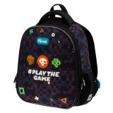 Ранец Först F-Top облегченный "Play the game" 36*28*15см, 2 отделения, 2 кармана, анатомическая спинка