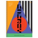 Тетрадь 160л., А4 клетка на гребне BG "Energy", глянцевая ламинация, твердая обложка