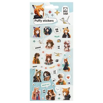 Наклейки объемные MESHU 