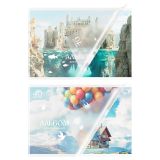 Альбом для рисования 40л., А4, на скрепке BG "Гравитация снов", пластиковая обложка