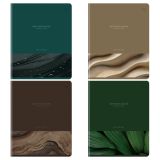 Тетрадь 96л., А5, клетка BG "Моменты спокойствия", "софт тач" ламинация