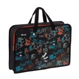 Папка с ручками 1 отделение, А4 Först "Flawless Victory", 340*245*75мм, пластик, на молнии