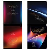 Тетрадь 96л., А5, клетка BG "Солнечный ветер", тиснение фольгой