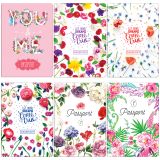 Обложка для паспорта OfficeSpace фотопечать, ПВХ, "Цветы" ассорти