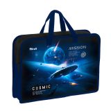 Папка с ручками 1 отделение, А4 Först "Cosmic", 340*245*75мм, пластик, на молнии
