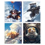 Тетрадь-словарик 16л., А5 для записи словарных слов BG "Словарные приключения"