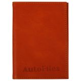 Обложка для автодокументов + паспорт OfficeSpace "AutoFiles", экокожа, терракот