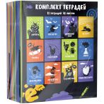 Комплект (12 шт.) предметных тетрадей 48л. BG "Черный Кот", выборочный лак Комплект (12 шт.) предметных тетрадей 48л. BG "Черный Кот", выборочный лак