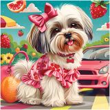 Пазл  64 эл. ТРИ СОВЫ "Модная ши-тцу"