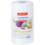Салфетки универсальные OfficeClean, вискоза, 25*30см, 125шт., в рулоне, 45г/м2 Салфетки универсальные OfficeClean, вискоза, 25*30см, 125шт., в рулоне, 45г/м2